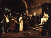 Mihaly Munkacsy Christ before Pilate oil painting reproduction